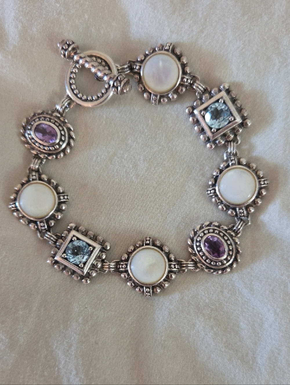 Bali Style Sterling Silver Bracelet